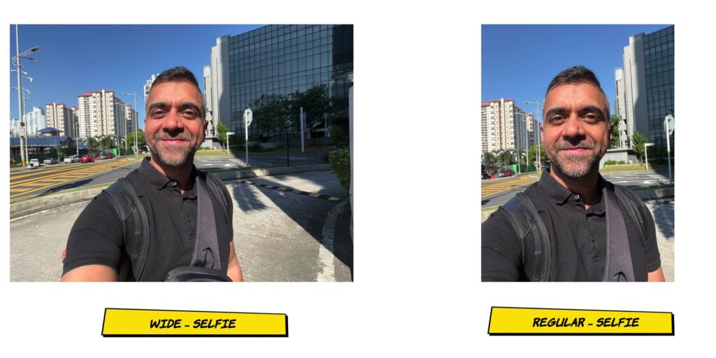 iPhone Air Review: When Less is MORE? 34 5.5 wide vs reg selfie