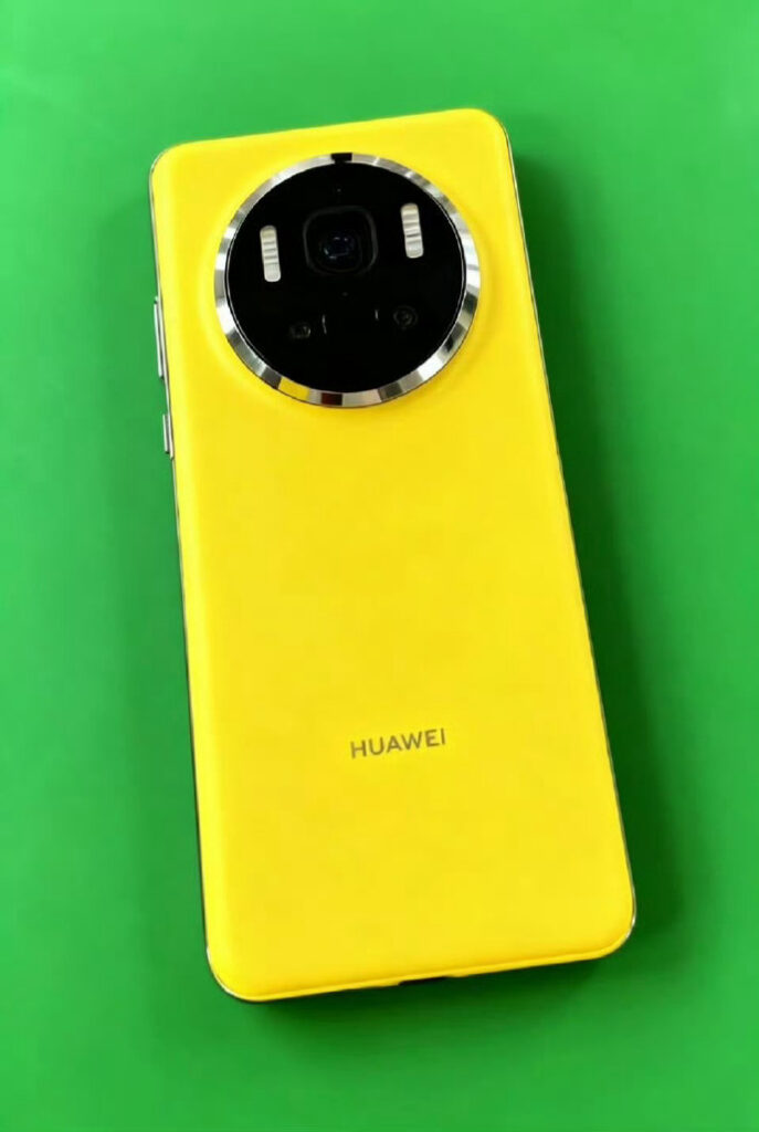 HUAWEI Mate 80 Pro Leak Reveals Striking New Design with Massive Camera Ring 1 HUAWEI Mate 80 Pro Leaked Image Yellow