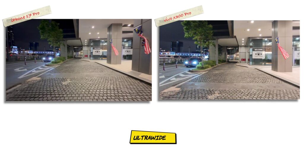 vivo X300 Pro vs iPhone 17 Pro: In-Depth Camera Comparison 79 9.4 V N UW stabi