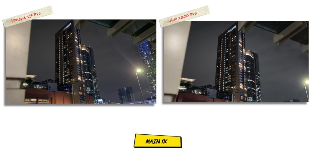 vivo X300 Pro vs iPhone 17 Pro: In-Depth Camera Comparison 77 9.2 V N main