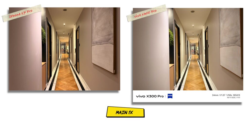 vivo X300 Pro vs iPhone 17 Pro: In-Depth Camera Comparison 57 7.2 N main