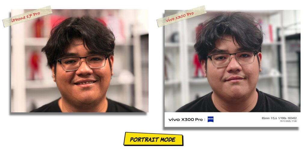 vivo X300 Pro vs iPhone 17 Pro: In-Depth Camera Comparison 45 5.4 PRT side hair
