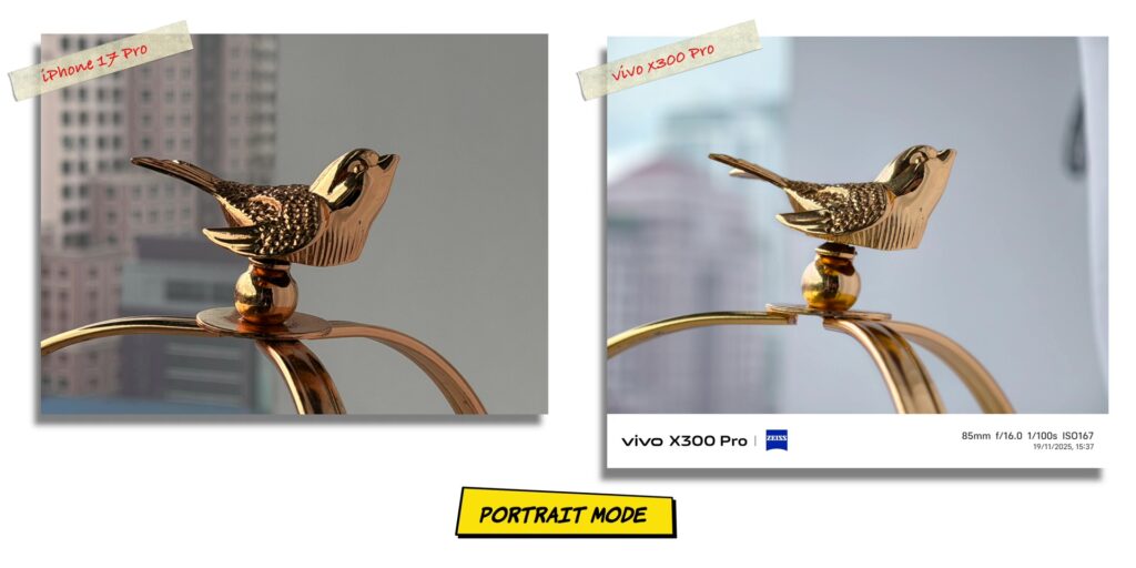 vivo X300 Pro vs iPhone 17 Pro: In-Depth Camera Comparison 38 4.6 PRT three