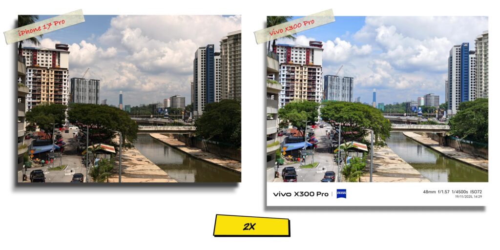 vivo X300 Pro vs iPhone 17 Pro: In-Depth Camera Comparison 19 3.2 main 2x