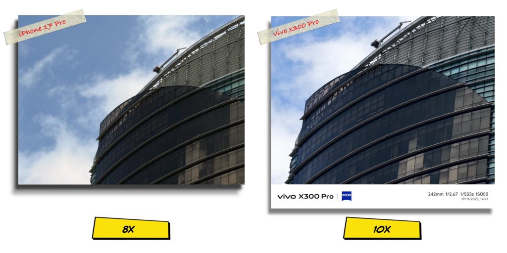 vivo X300 Pro vs iPhone 17 Pro: In-Depth Camera Comparison 14 2.5 8x zoom