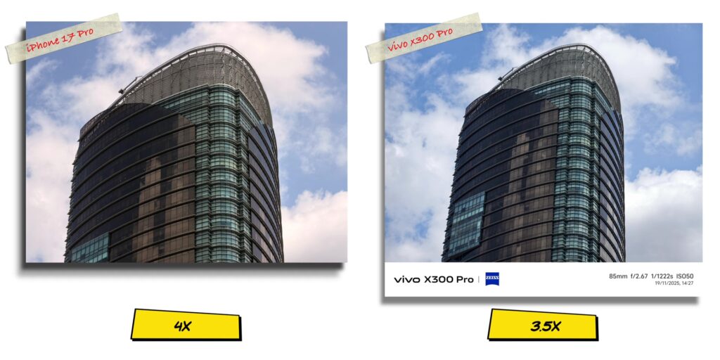 vivo X300 Pro vs iPhone 17 Pro: In-Depth Camera Comparison 13 2.4 4x zoom