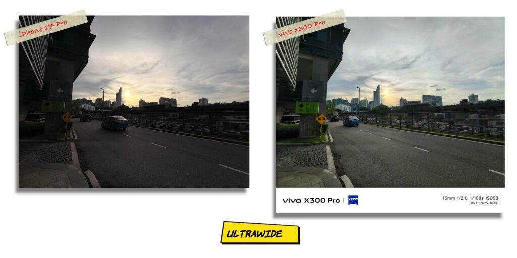 vivo X300 Pro vs iPhone 17 Pro: In-Depth Camera Comparison 8 1.7 UW third 6pm