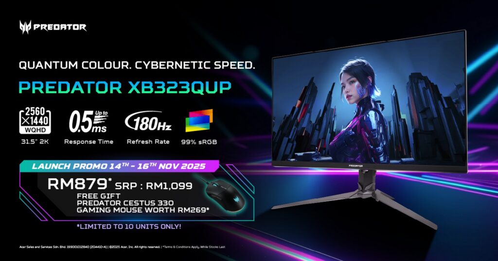 Acer Predator XB323QUP Banner