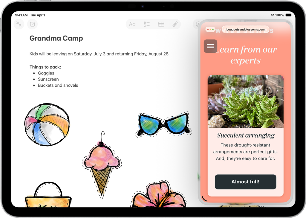 Apple Releases iPadOS 26.1 With Key Multitasking and Audio Fixes 1 iPadOS 26.1 Slide Over