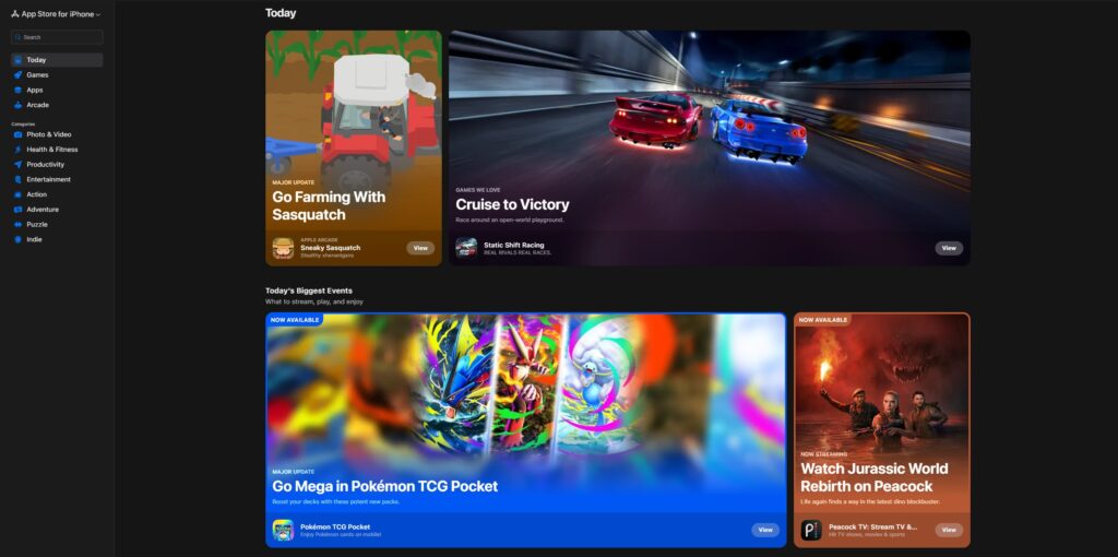 Apple Finally Launches the App Store for PC 1 App Store Web