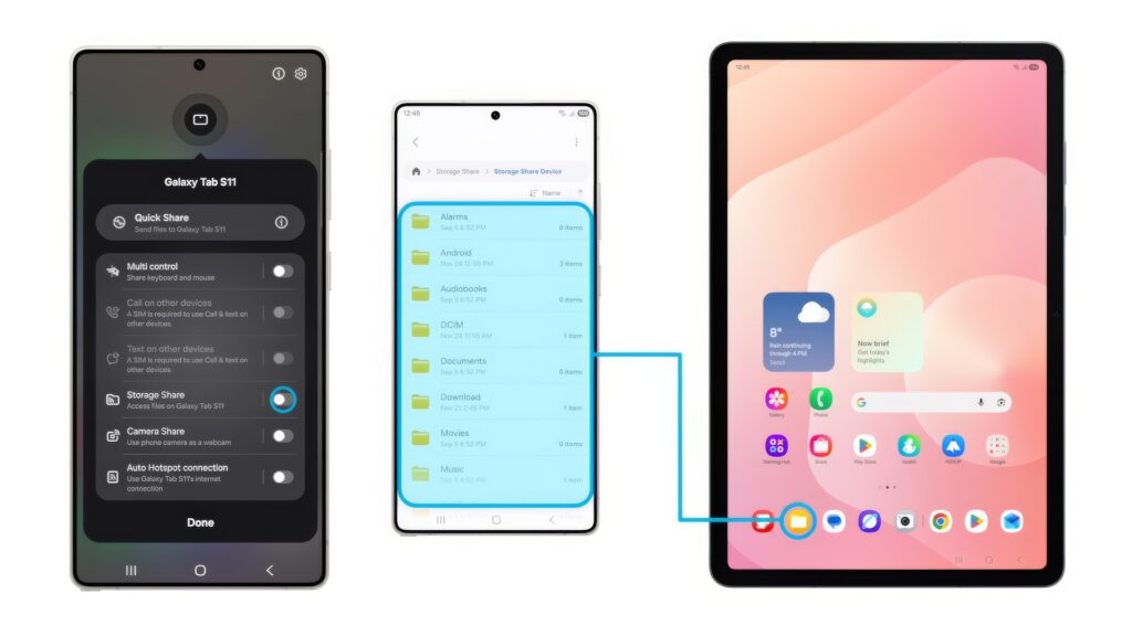 One UI 8.5 Introduces Storage Share and Advanced Theft Protection 3 One UI 8.5 Storage Share