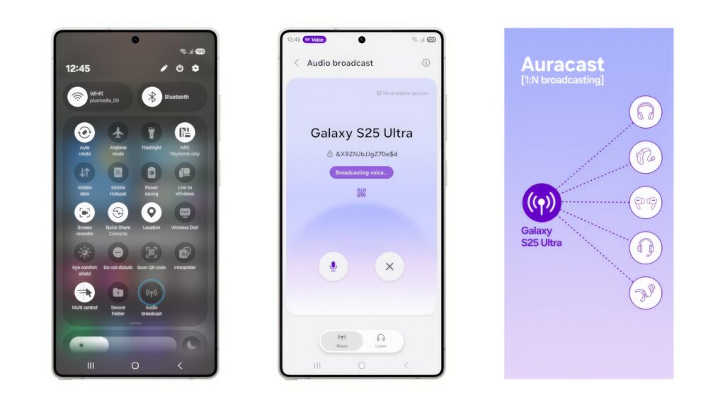 One UI 8.5 Introduces Storage Share and Advanced Theft Protection 2 One UI 8.5 Audio Broadcast