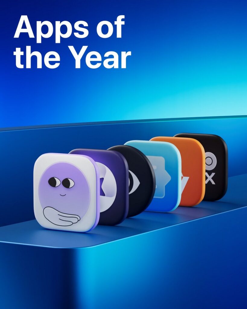 Apple’s 2025 App Store Awards: A Victory for AI and Spatial Computing 2 Apple 2025 App Store Awards Apps of the Year 2