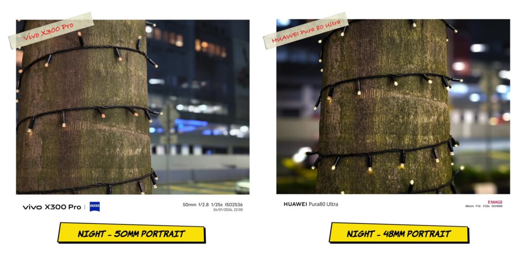 vivo X300 Pro vs HUAWEI Pura80 Ultra: In-Depth Camera Comparison 79 7.5 50mm
