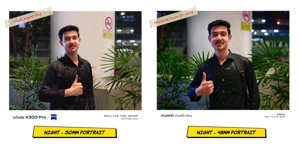vivo X300 Pro vs HUAWEI Pura80 Ultra: In-Depth Camera Comparison 76 7.2 N PRT 50mm