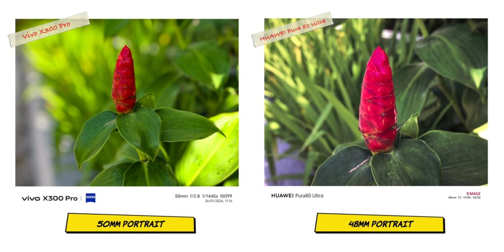 vivo X300 Pro vs HUAWEI Pura80 Ultra: In-Depth Camera Comparison 29 3.7 PRT obj 50mm