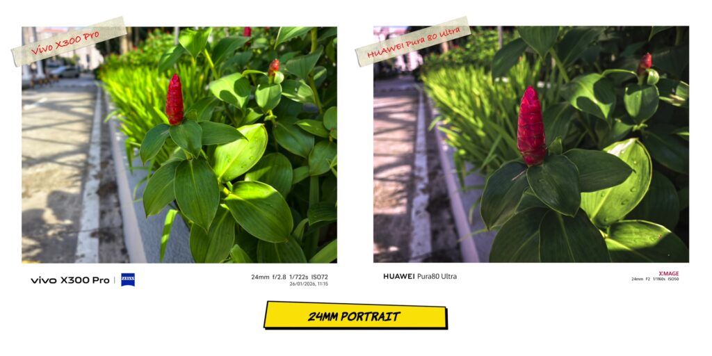 vivo X300 Pro vs HUAWEI Pura80 Ultra: In-Depth Camera Comparison 28 3.6 PRT obj 24mm