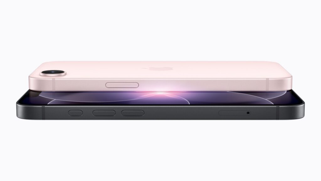 Apple Launches iPhone 17e with Double the Storage and A19 Power 1 iphone 17e side