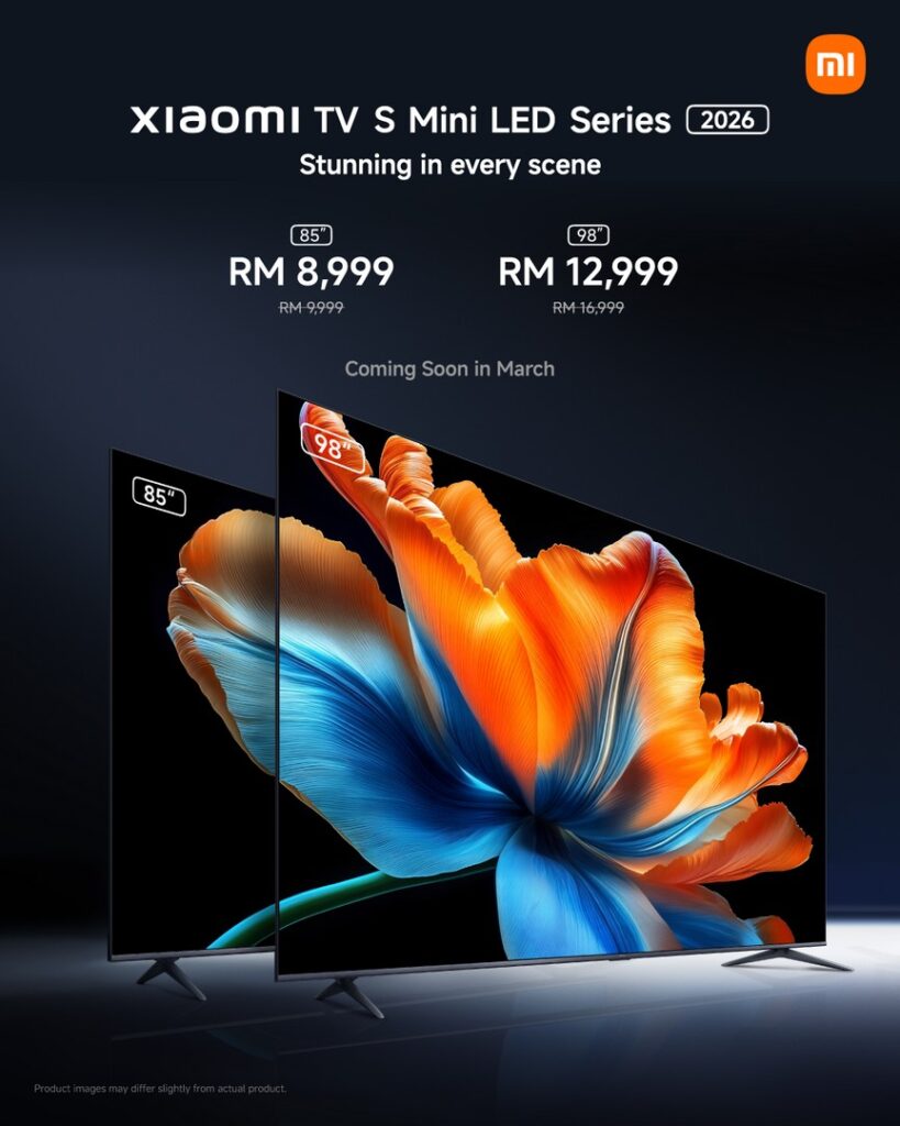 Xiaomi Launches Xiaomi Watch 5, UltraThin Power Bank and New AIoT Lineup in Malaysia 5 Xiaomi TV S Mini LED Series 2026 01