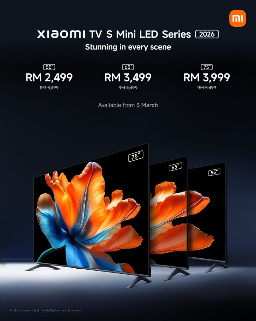 Xiaomi Launches Xiaomi Watch 5, UltraThin Power Bank and New AIoT Lineup in Malaysia 6 Xiaomi TV S Mini LED Series 2026 02