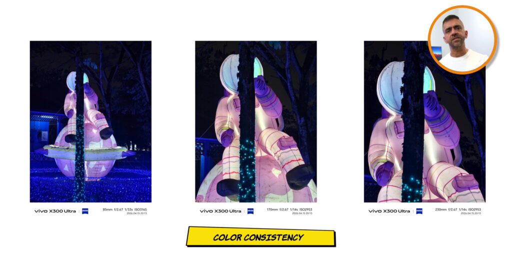 vivo X300 Ultra In-Depth Camera Review: After 1 Month 59 Comparison of different lenses on the vivo X300 Ultra to demonstrate consistent color science.
