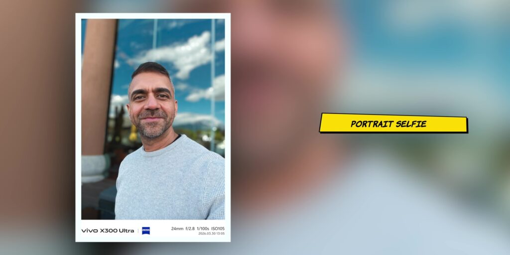 vivo X300 Ultra In-Depth Camera Review: After 1 Month 53 Front-facing camera portrait selfie sample showcasing background blur on the vivo X300 Ultra.