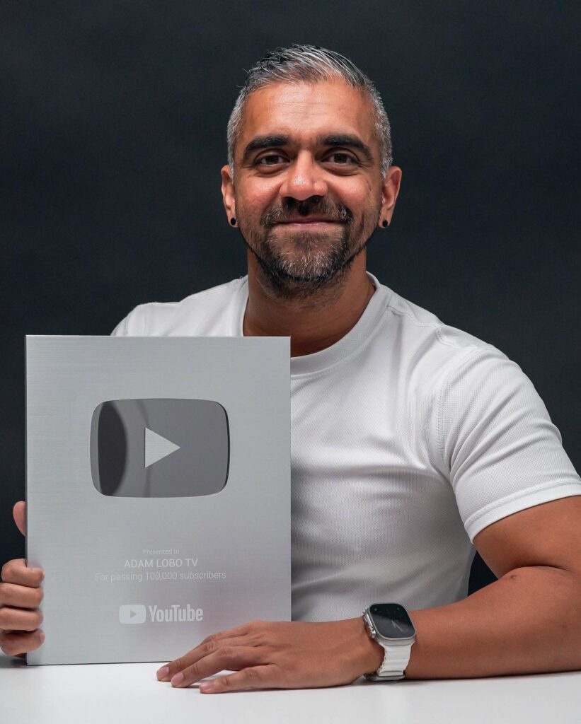 About Us 3 Adam Lobo YouTube Silver Button