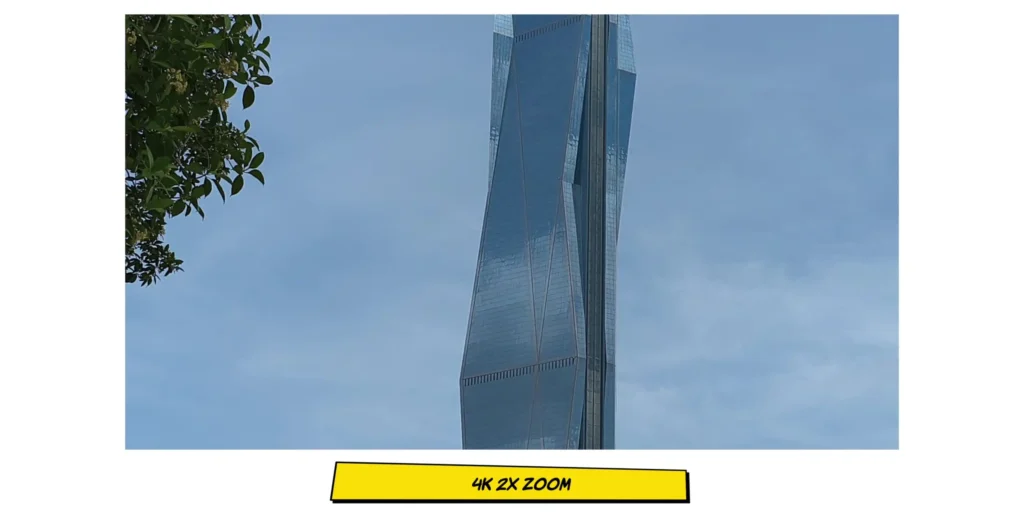 Video frame screenshot demonstrating the video recording quality of the Poco X8 Pro Max.