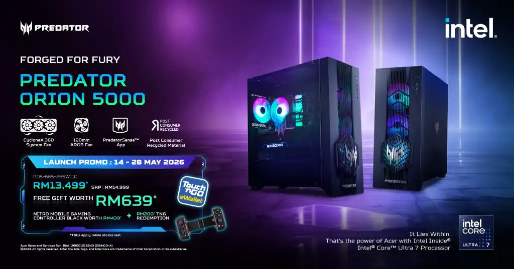 Predator Orion 5000 promo banner