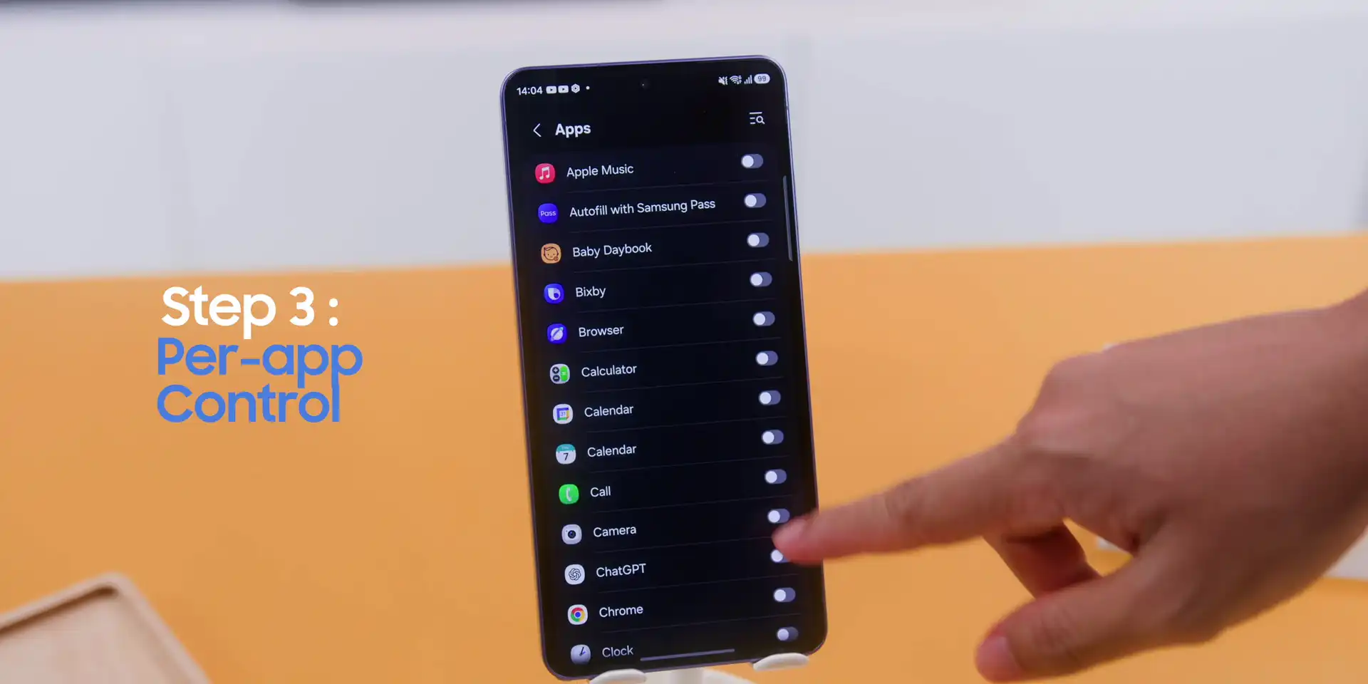 Privacy Display Explained: Samsung Galaxy S26 Ultra 8 Privacy Display Samsung Galaxy S26 Ultra per app control