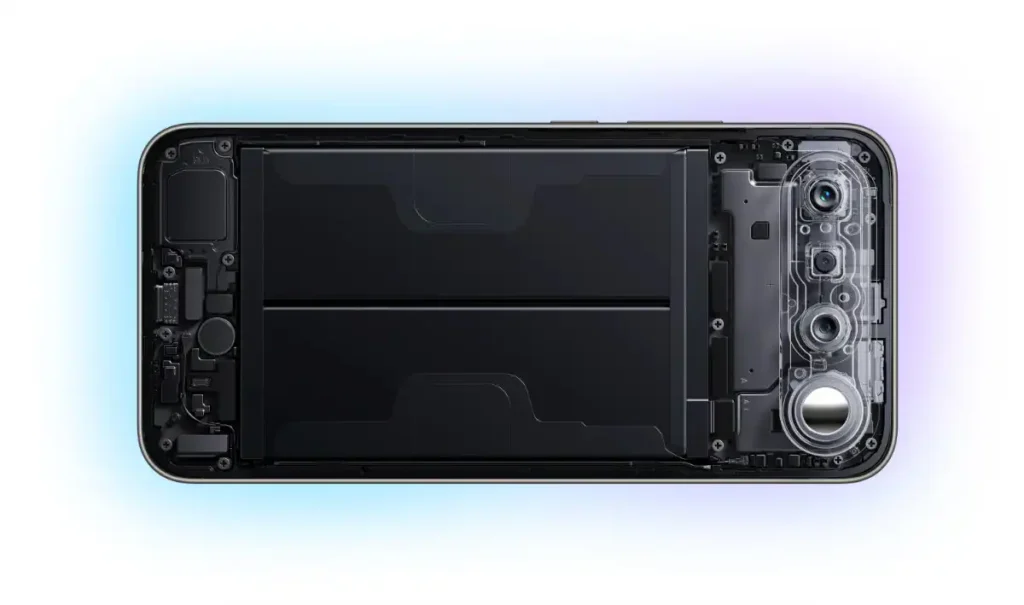 realme 16 5G 7,000mAh battery internal