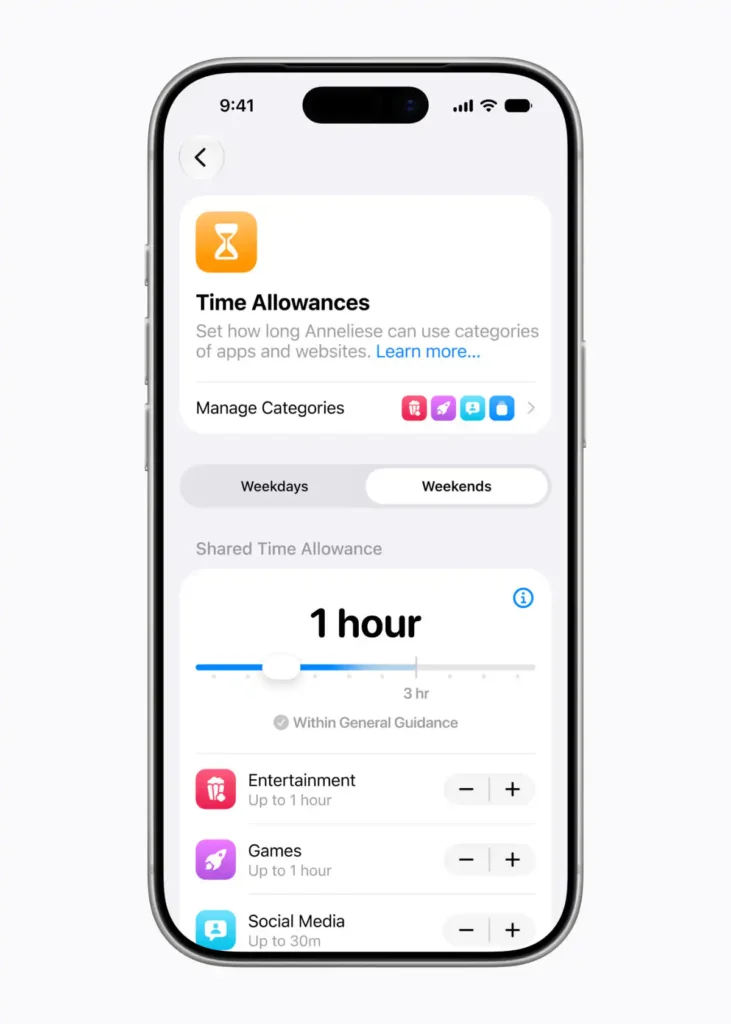 Guarding the Glass: Inside Apple’s Child Safety Updates 4 Apple child account Time Allowances