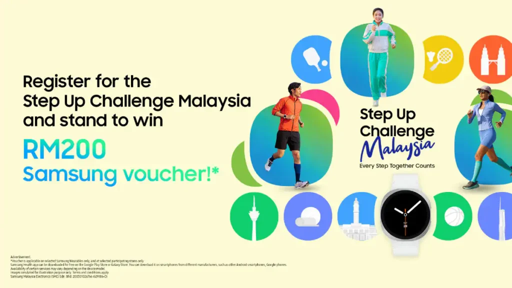 The Step Tracker Upgrade: How to Bag RM200 with Samsung Health This June 1 Samsung Step Up Challenge Malaysia 126K Steps