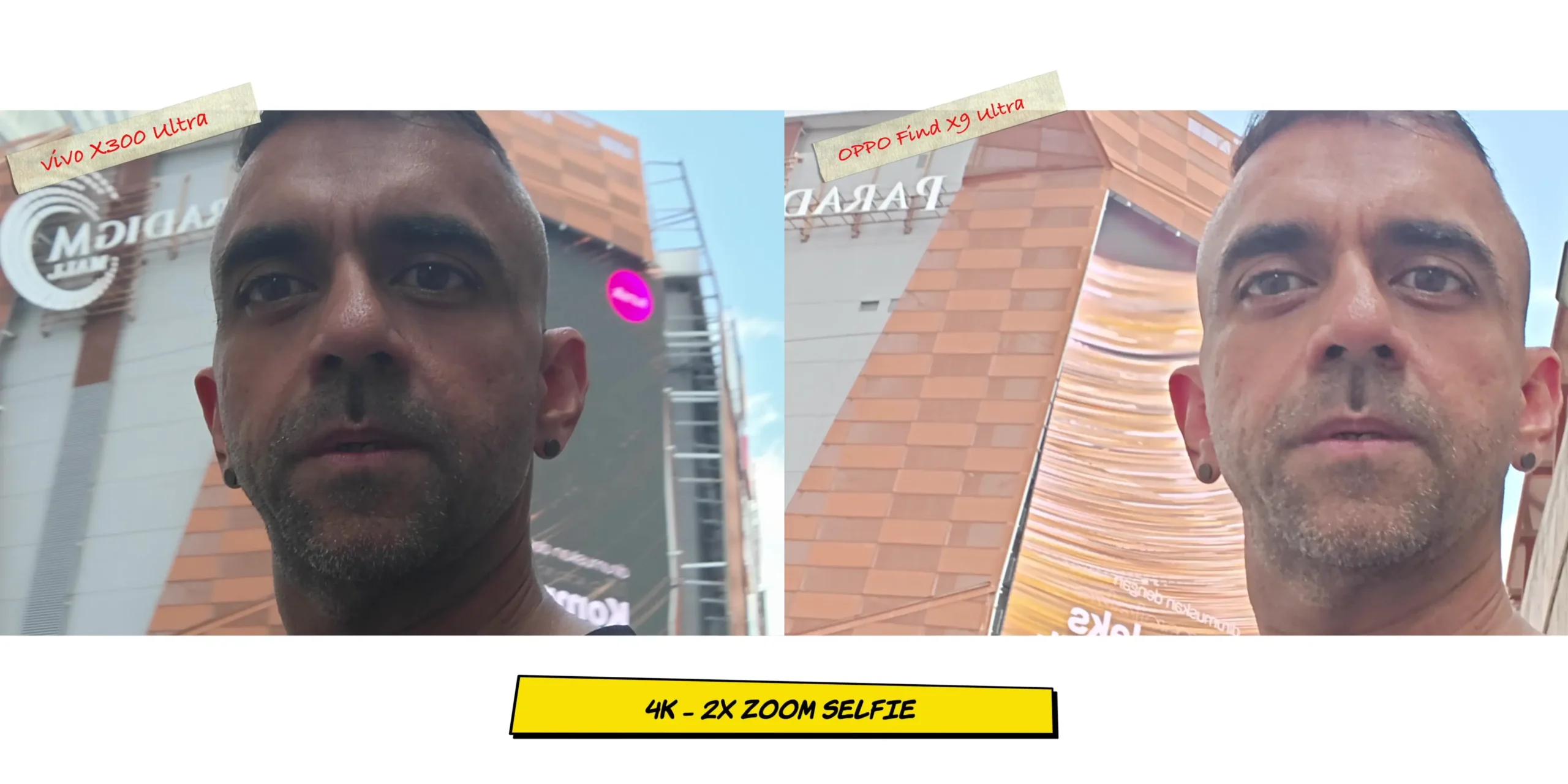 Front camera video recording screenshot 2 highlighting electronic stabilization while walking.