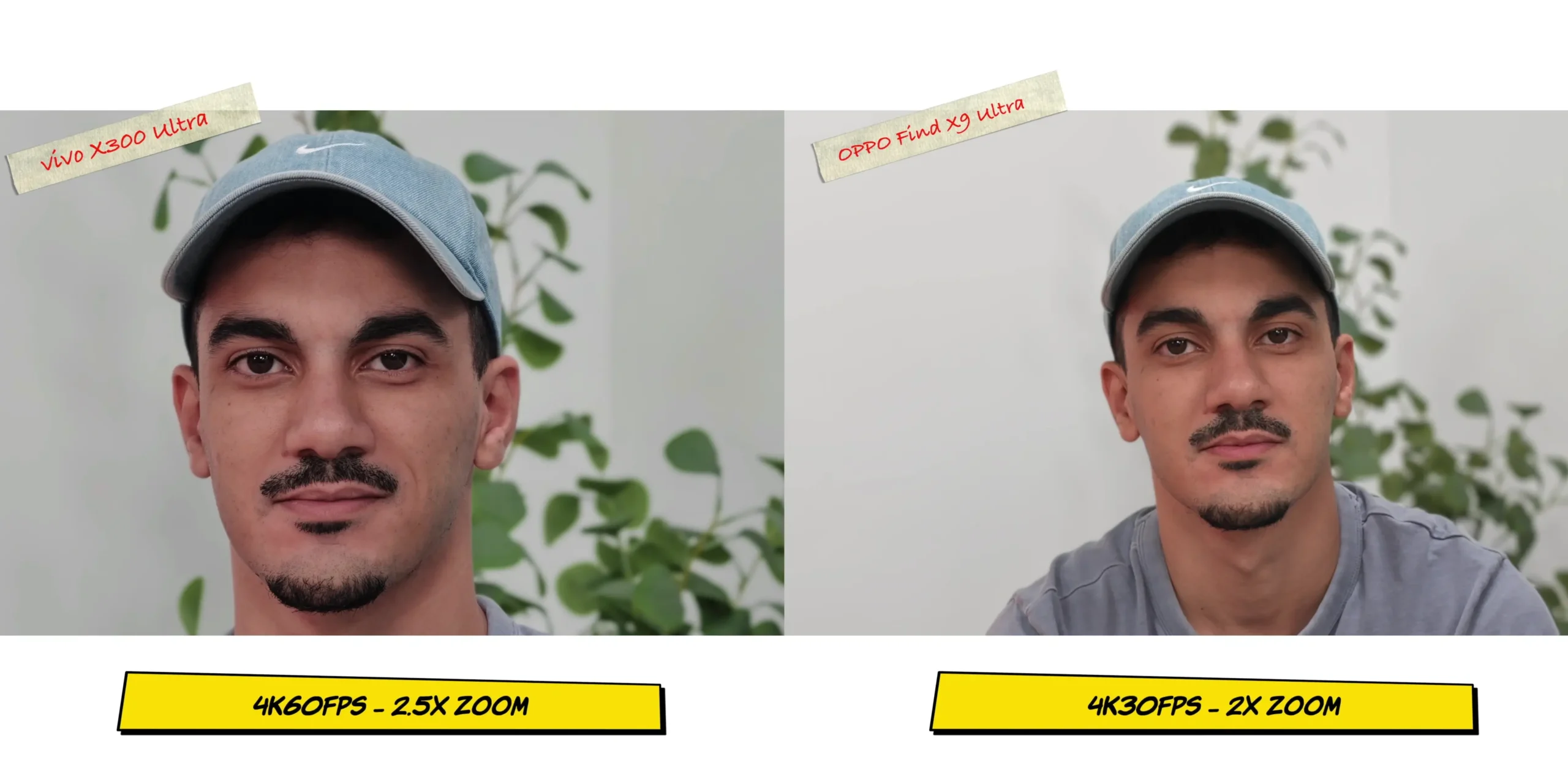 Cinematic portrait video sample screenshot 2 showcasing edge tracking accuracy during movement.
