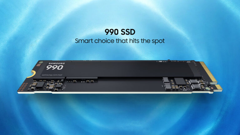Samsung 990 SSD hero