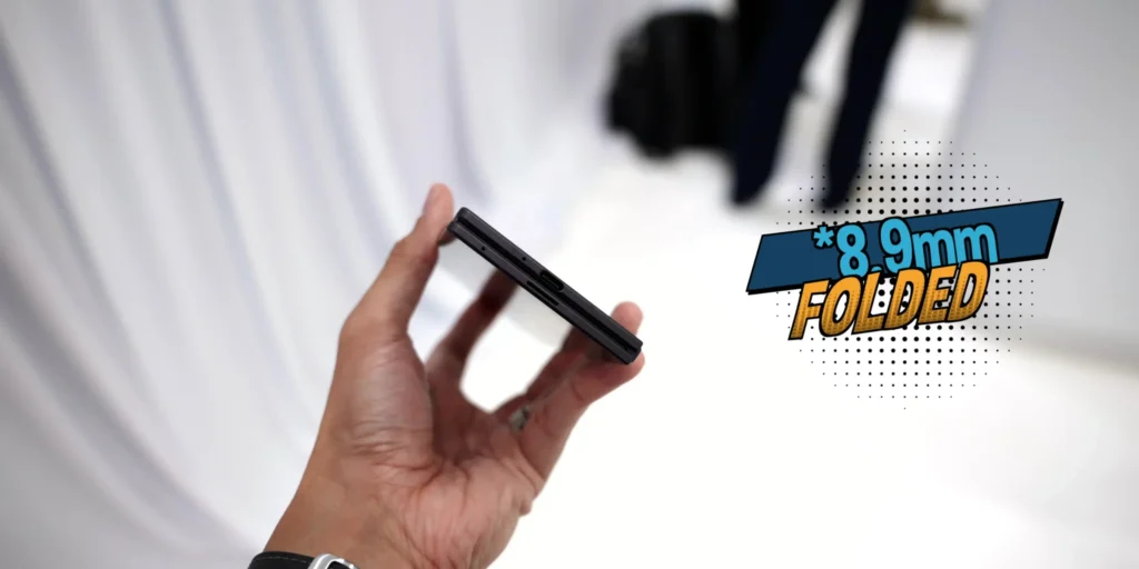 Samsung Galaxy Z Fold 8 Ultra folded