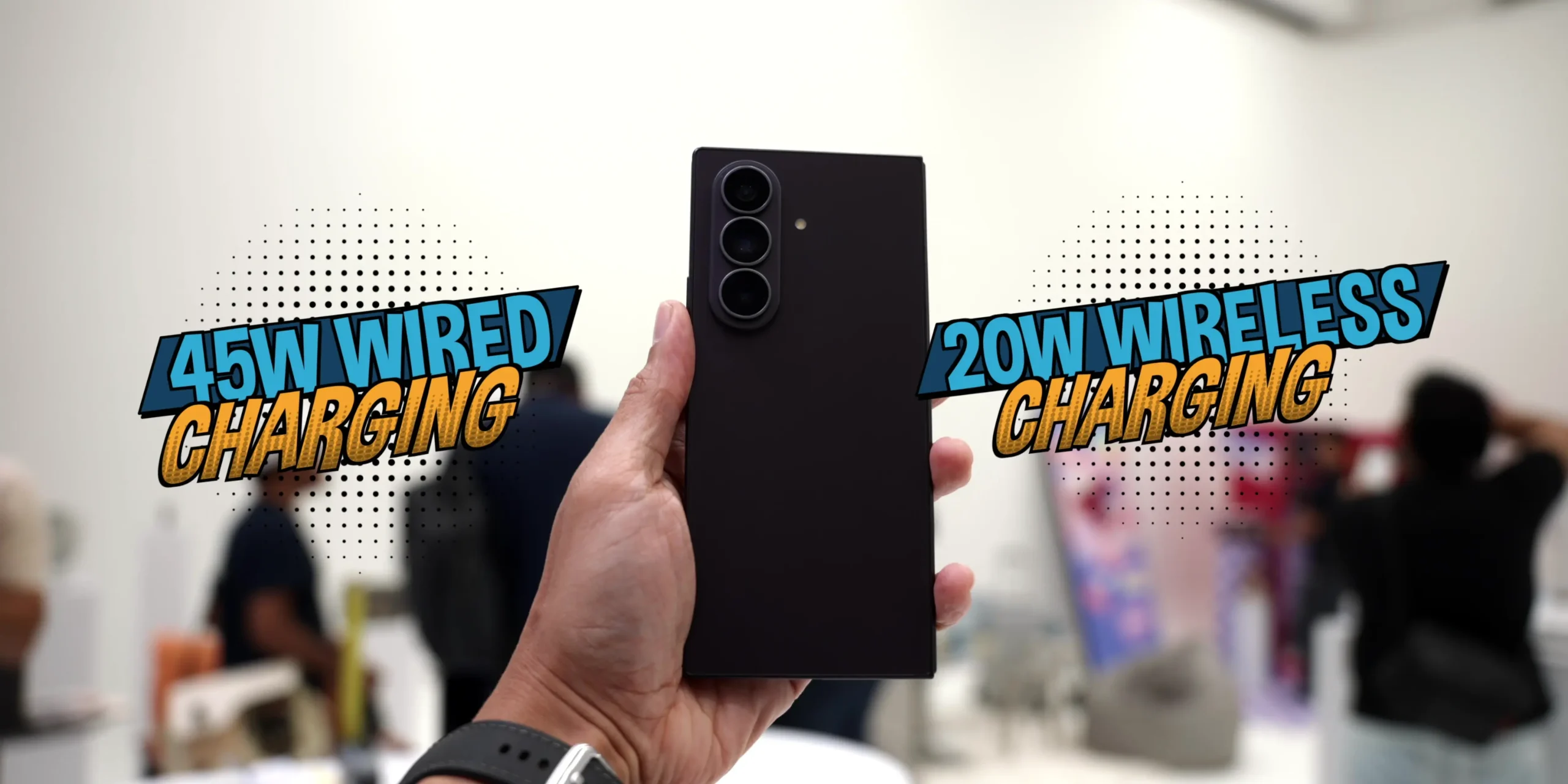 Samsung Galaxy Z Fold 8 Ultra battery charging