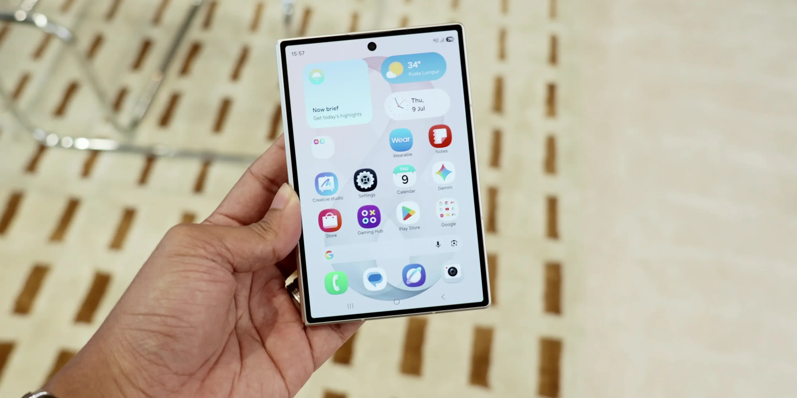 Samsung Galaxy Z Fold 8 front