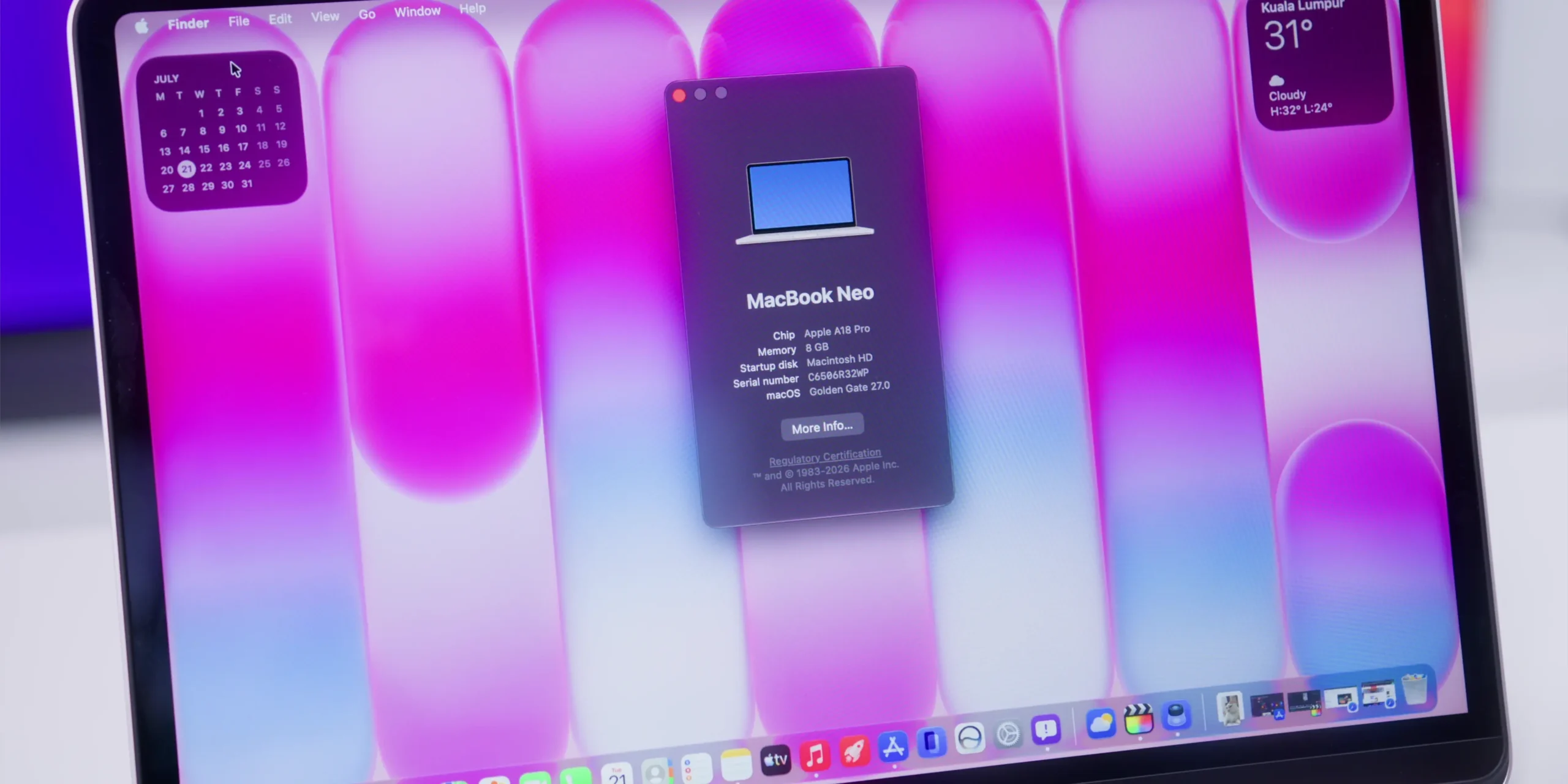 MacBook Neo long term review RAM limitation